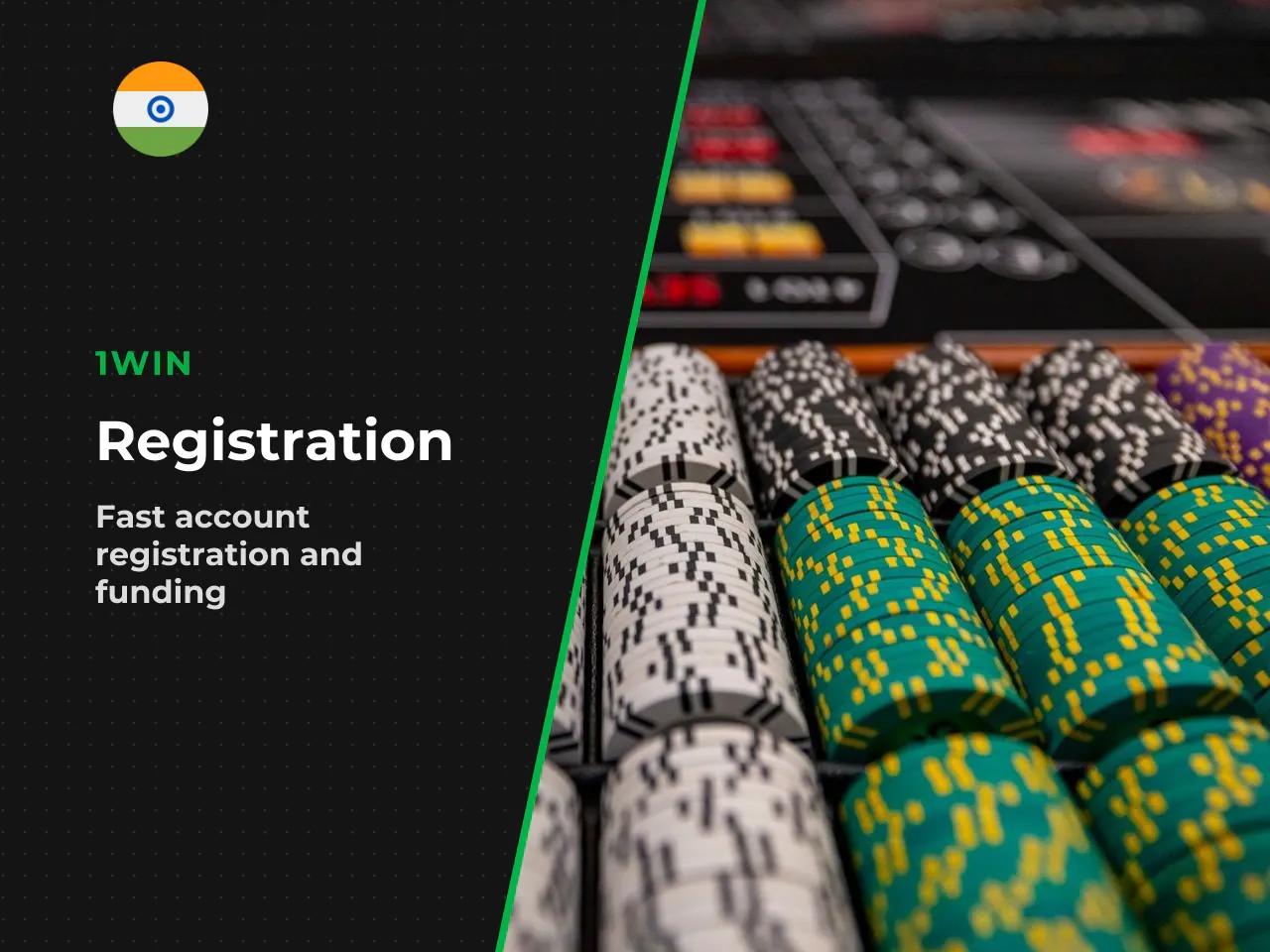 Account Setup and Balance Funding. 1win offers two registration methods, both accessible from the mobile app. **Quick Registration:** 1. Tap "Register" on the app's home screen. 2. Select "Quick Regis