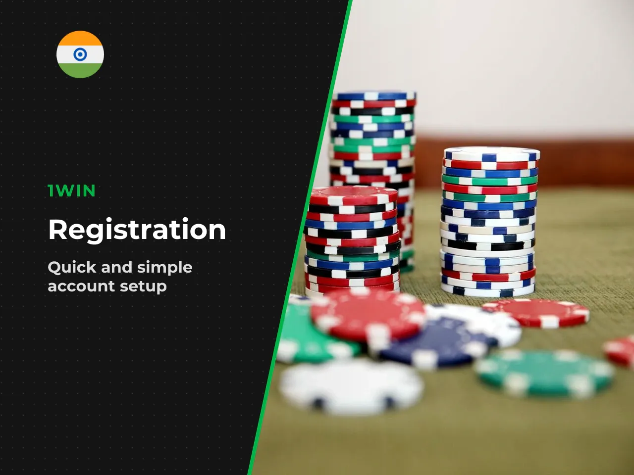 How to Register in the App. Registration is designed for speed. Indian users can choose from several methods: 1. **Phone number** - enter your Indian mobile number (+91), receive an OTP via SMS, set a