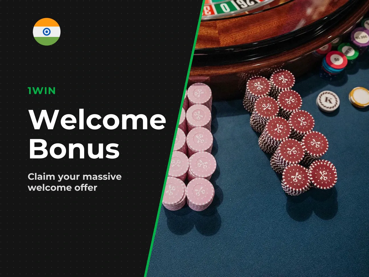 Welcome Bonus and Betting Offers in the App. New users who join 1win can access a 500% welcome bonus spread across the first four deposits, including a 100% bonus of up to ₹45,000 INR on the very firs