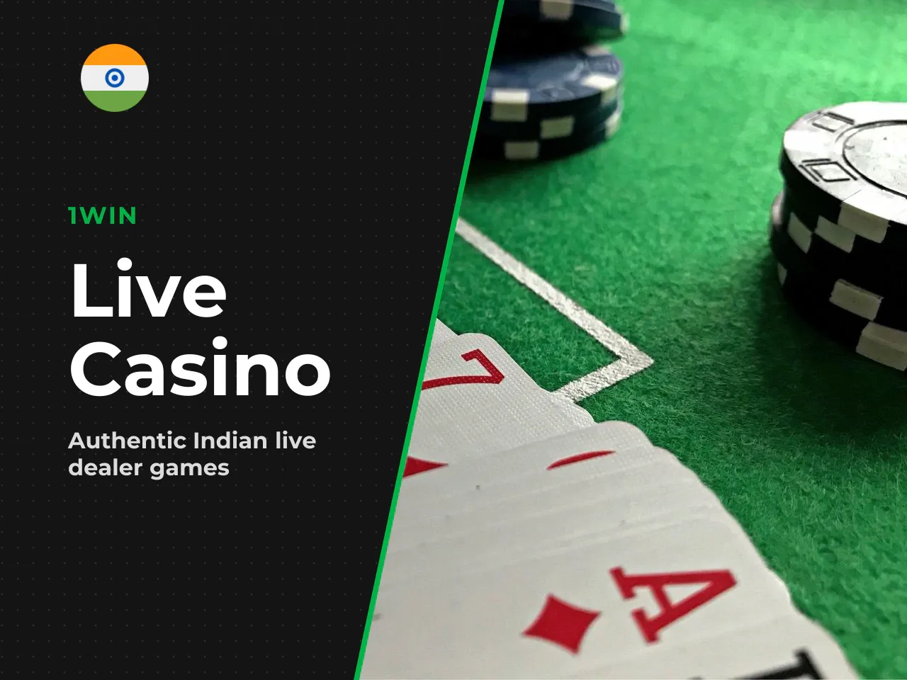 Indian-popular games like Andar Bahar and Teen Patti are available in live-dealer format from Evolution and Ezugi. The poker room supports Hold'em, Omaha, Stud, Draw, and Chinese Poker in tournament, 