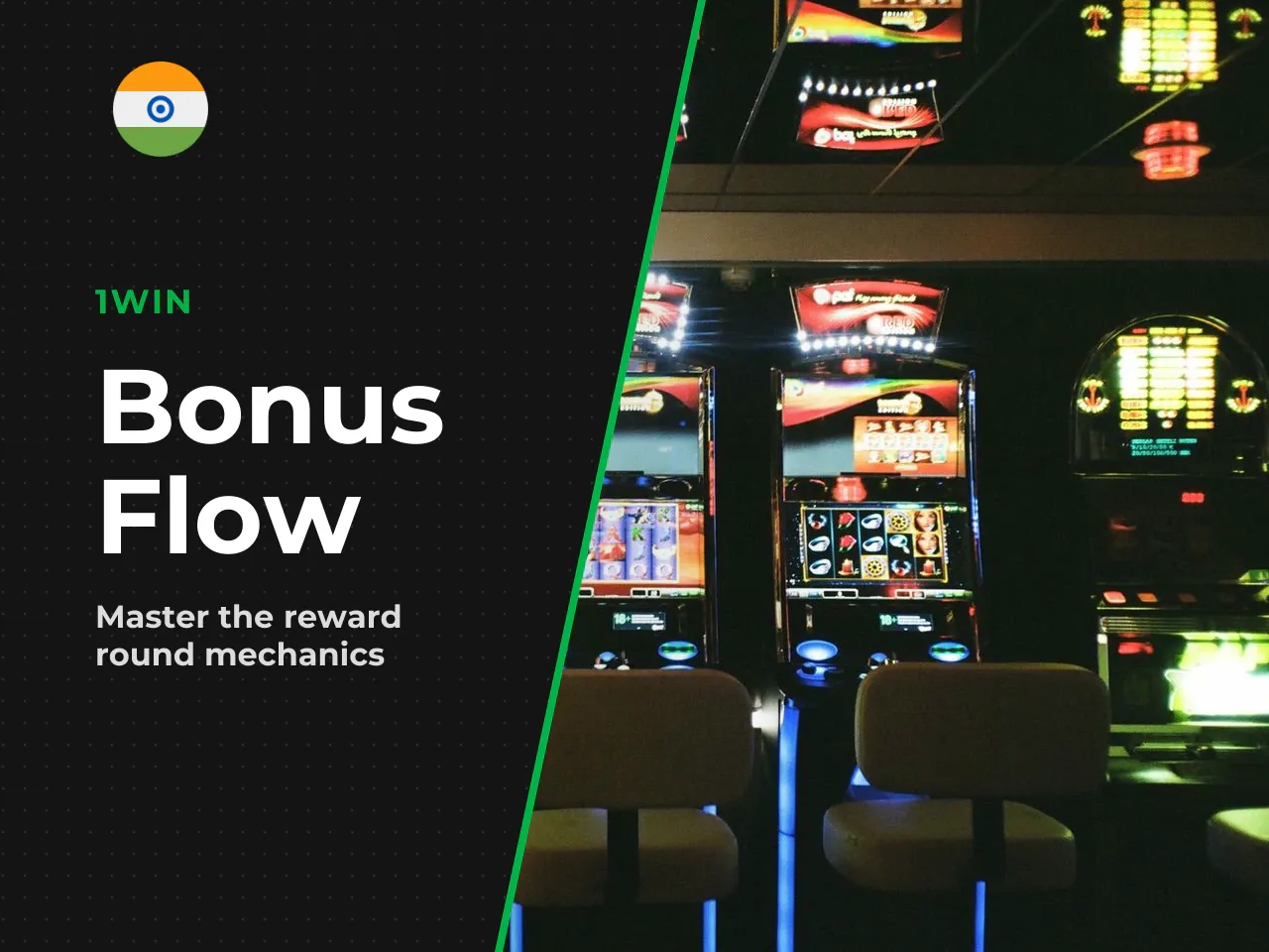 **Bonus Flow: Step-by-Step Logic** Here is the complete path from a base spin to the end of a bonus round: 1. **Place bet** - Choose stake between ₹0.20 and ₹100 (or enable Ante Bet at 1.25x). 2. **Sp