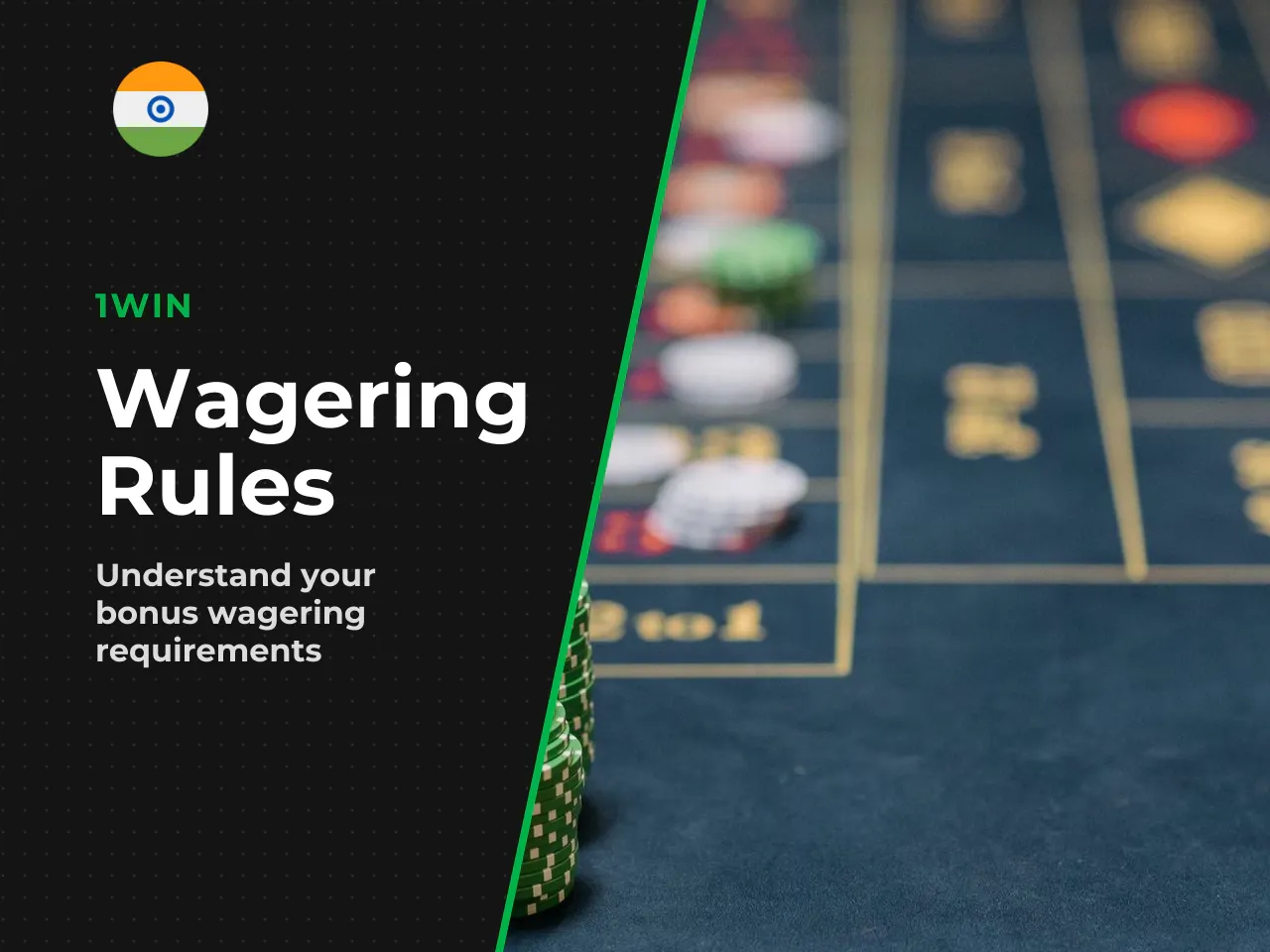 The minimum qualifying deposit is ₹300. Bonus funds are credited to a separate bonus balance and must be wagered before withdrawal. **How wagering works, explained in Rupees:** If you receive ₹1,000 i