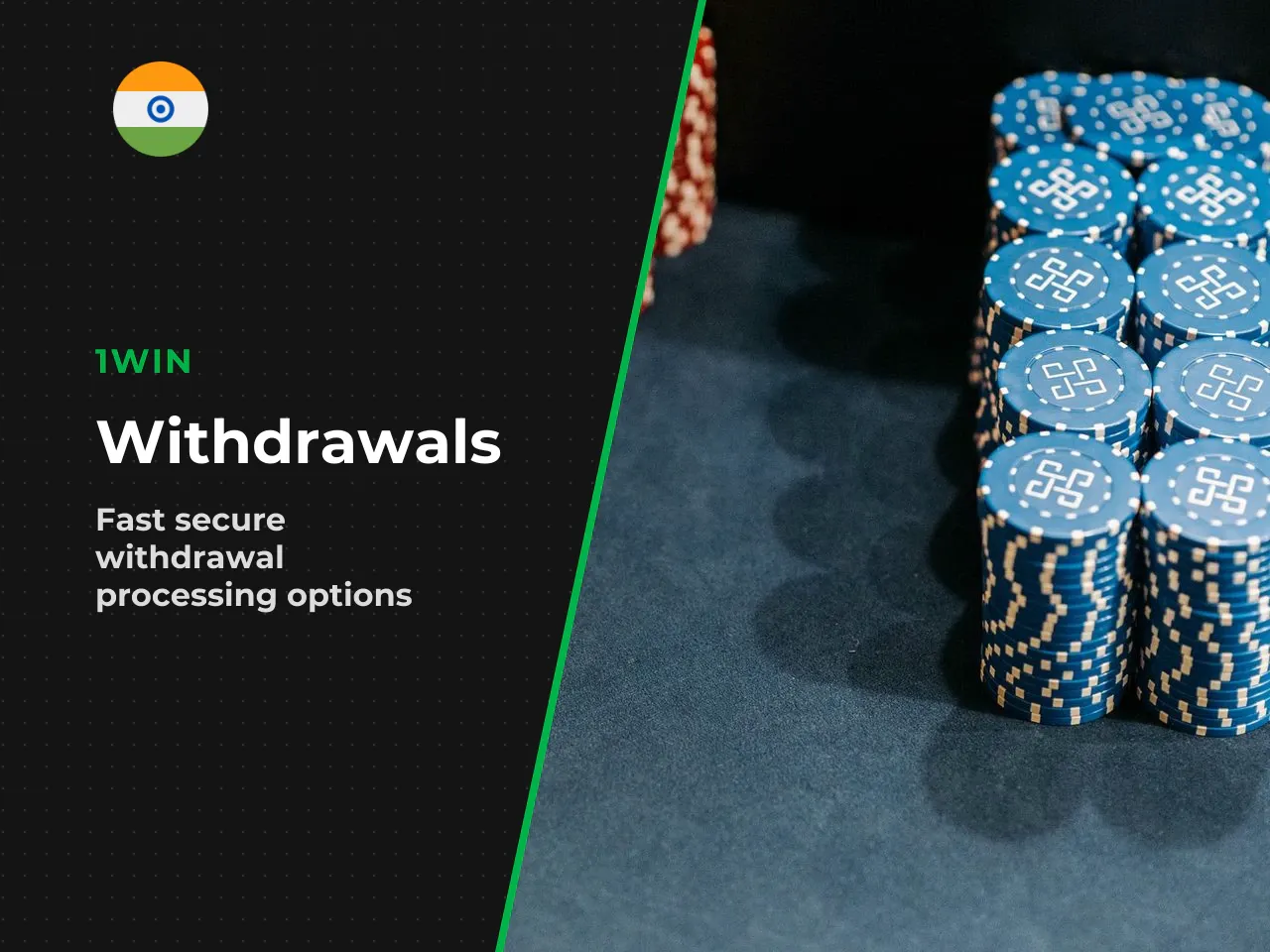 For withdrawals, the minimum is Rs 950 via UPI or bank transfer, with processing times ranging from 15 minutes to 24 hours. First withdrawals are held until KYC verification is complete. **Language.**